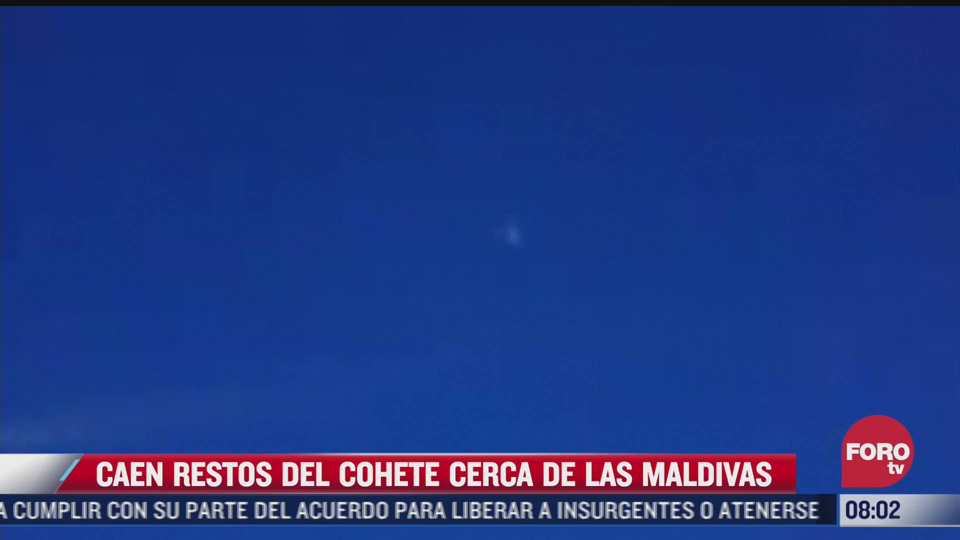 caen restos del cohete espacial chino cerca de las maldivas