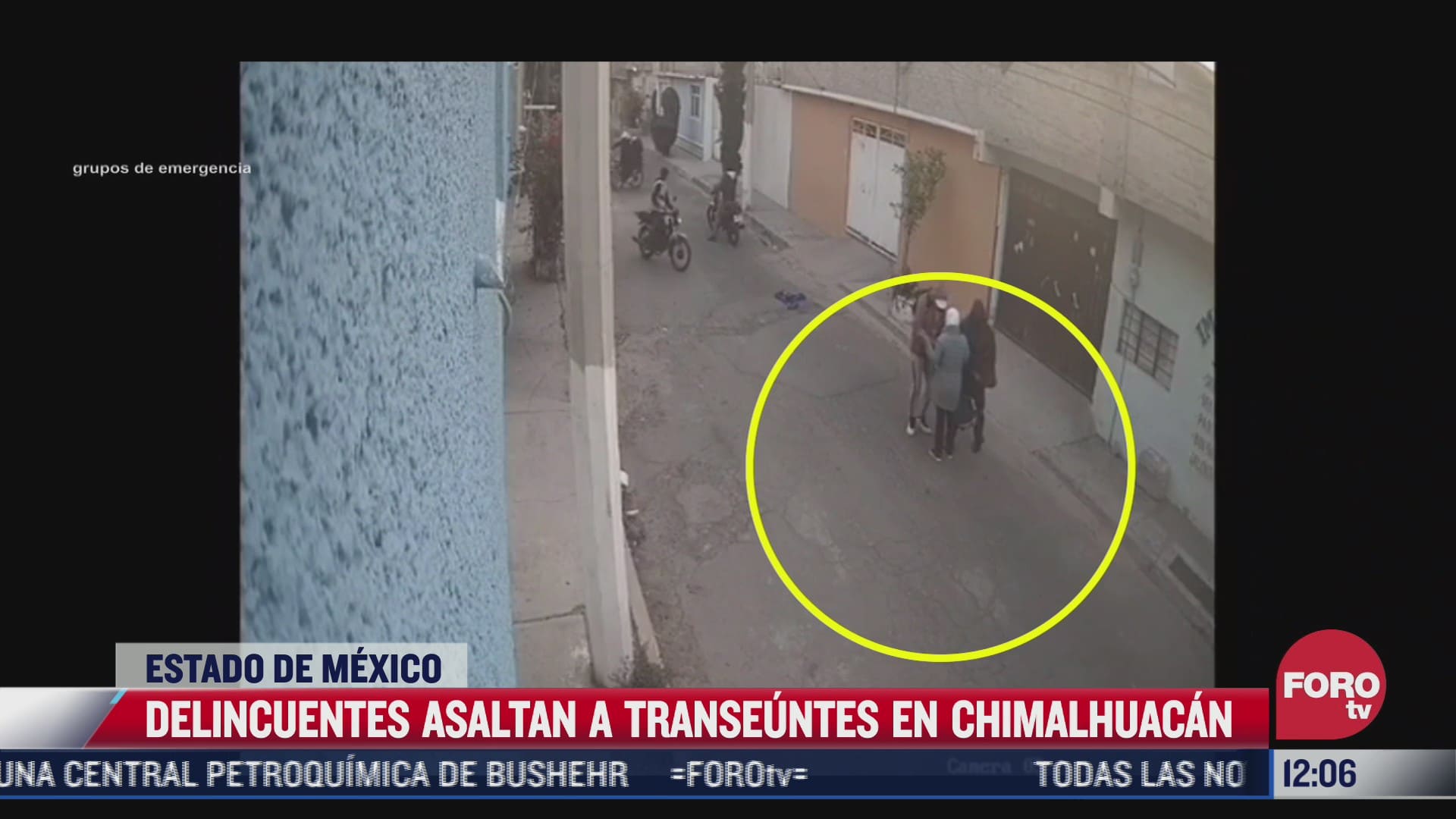 captan asalto a transeuntes en chimalhuacan estado de mexico