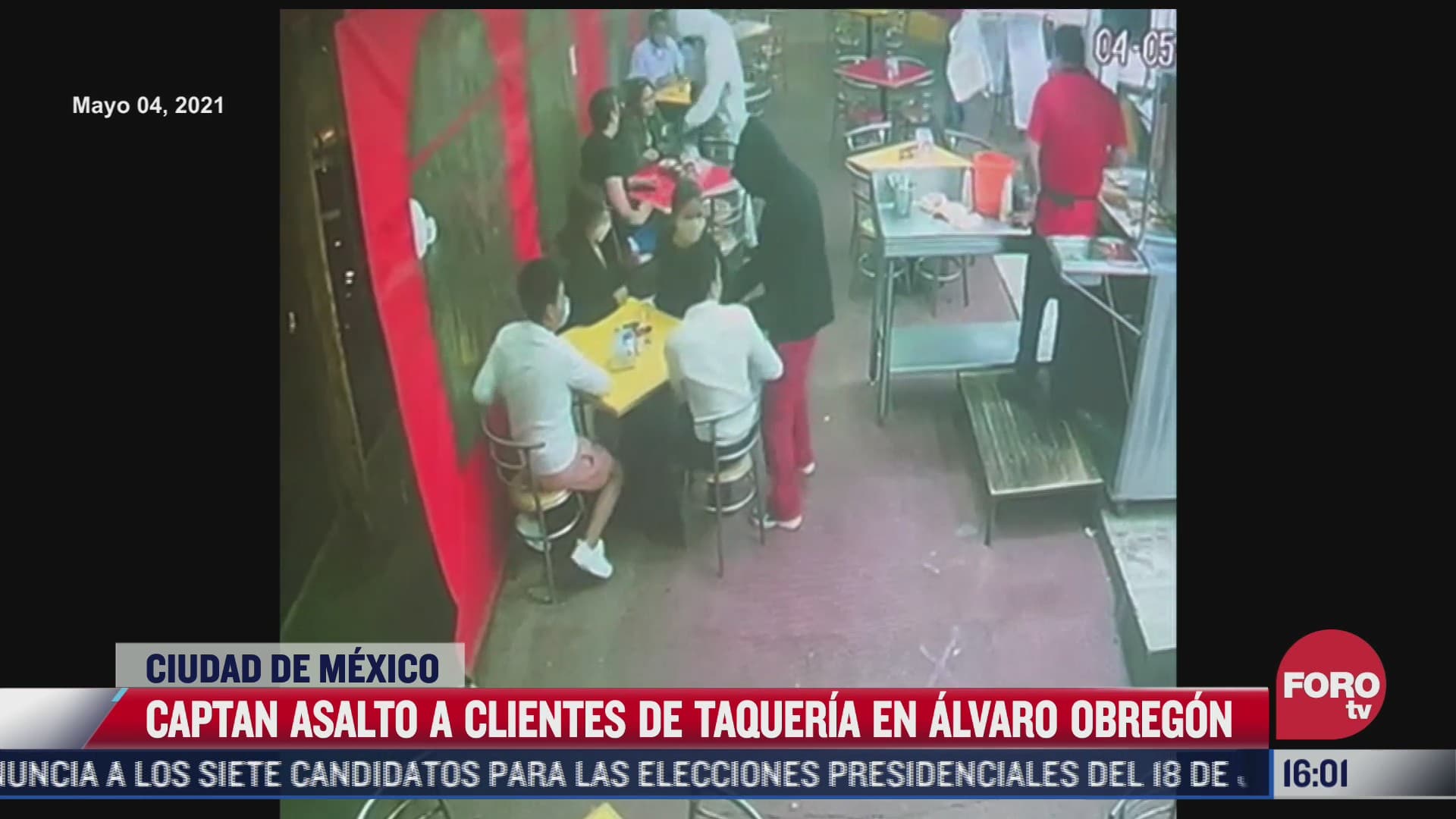 captan asalto contra clientes en una taqueria de alvaro obregon