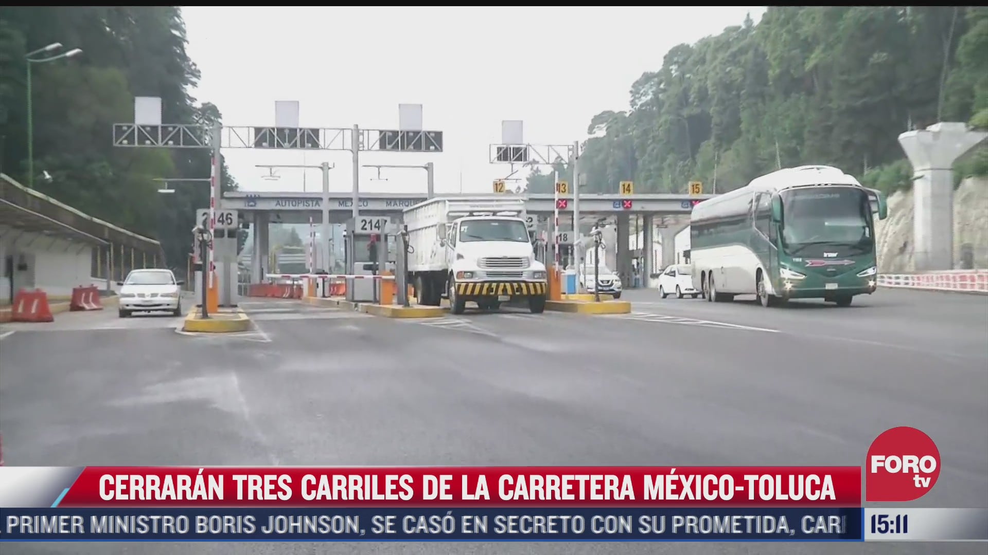cerraran tres carriles de la carretera mexico toluca