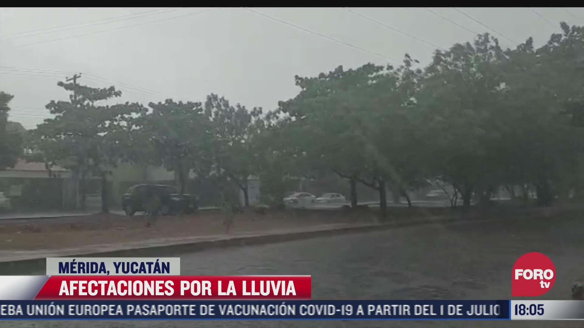 continuan fuertes lluvias en merida yucatan