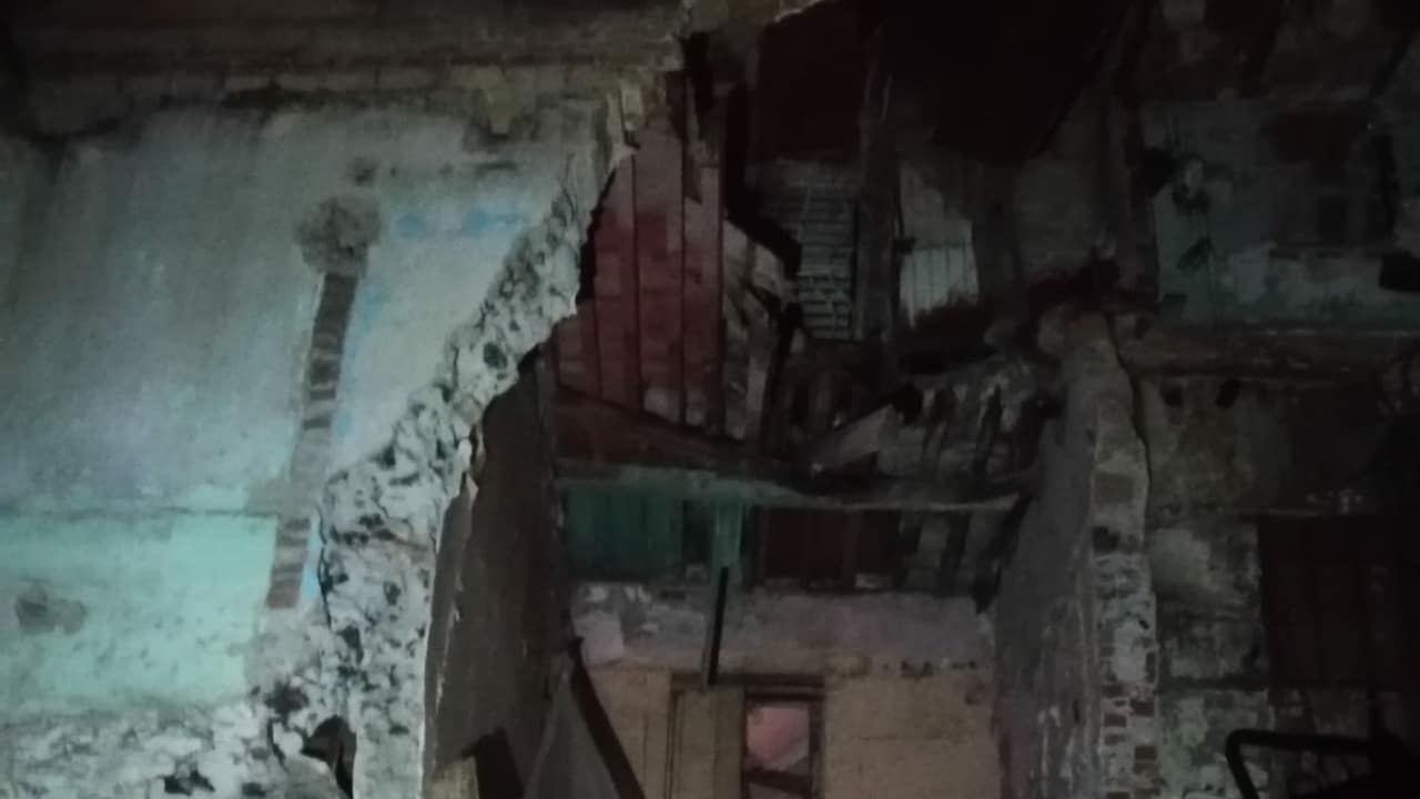 Se derrumba barda de un departamento en el Centro Histórico de la CDMX