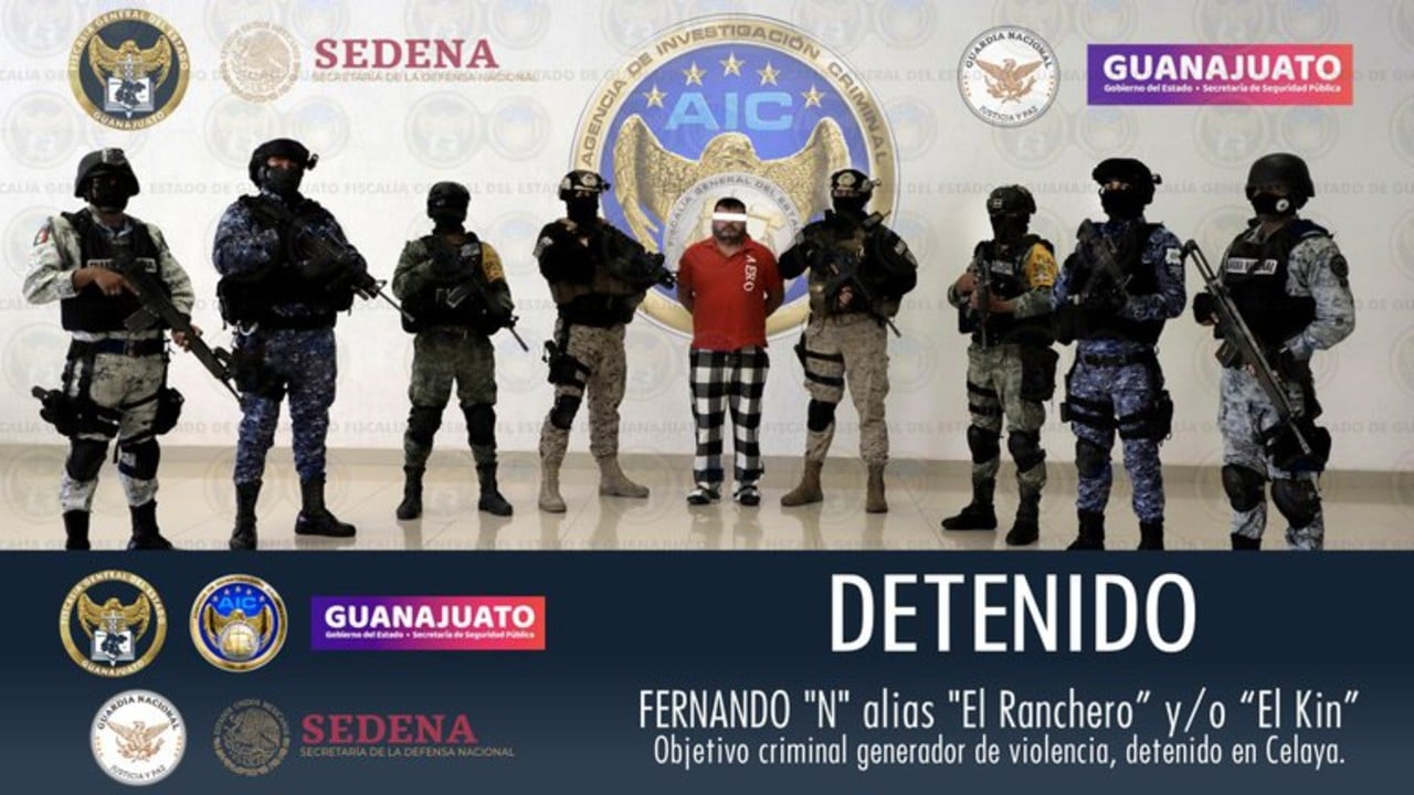 Detienen a Fernando "N", presunto líder del Cártel de Santa Rosa de Lima
