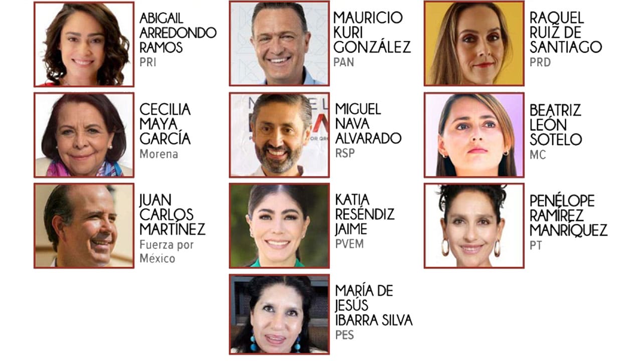 Elecciones 2021 candidatos Queretaro