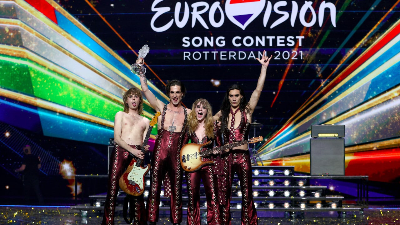 Italia gana el Festival de Eurovisión con un grupo rockero