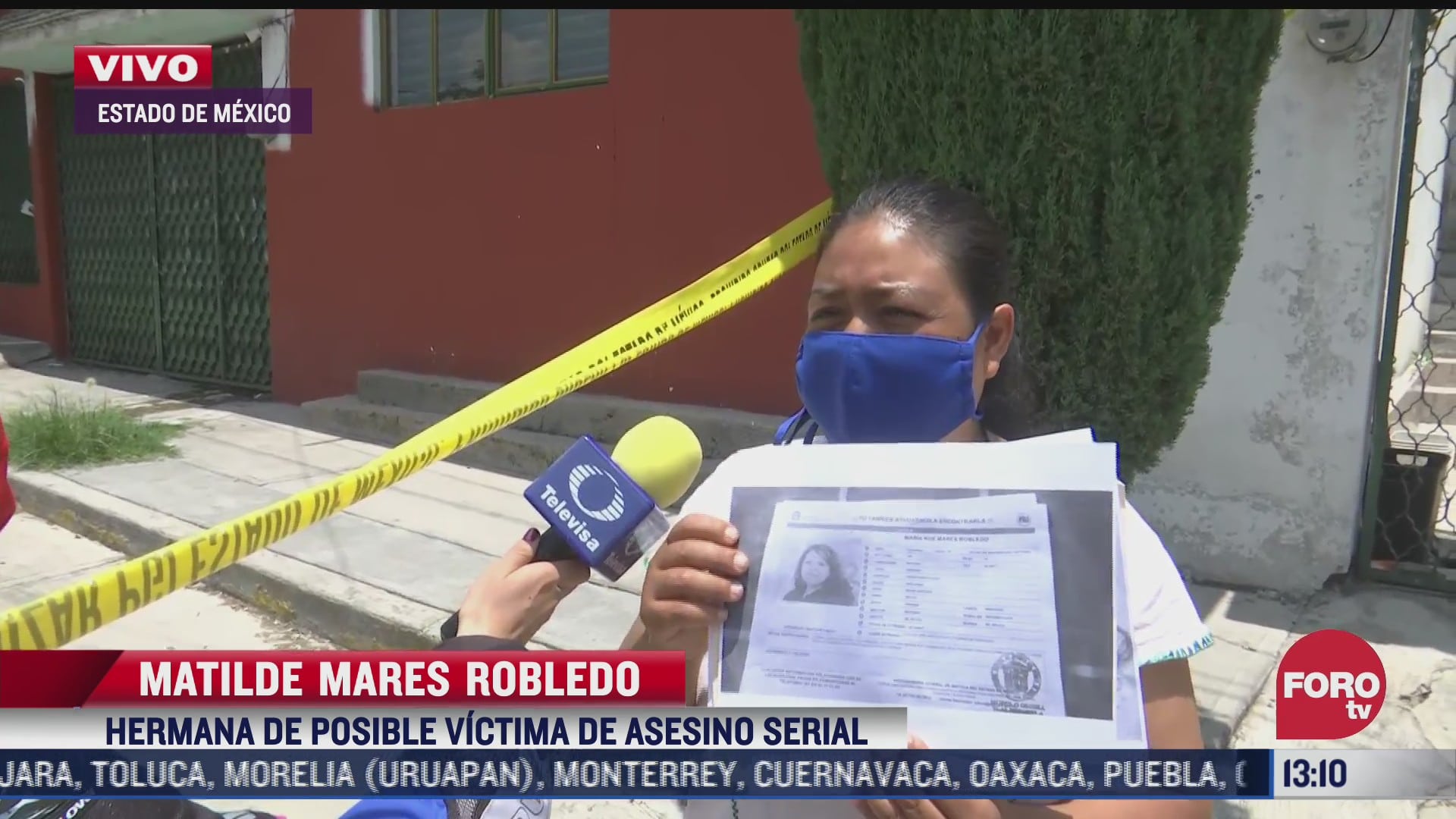 familiares de victimas del feminicida de atizapan llegan al domicilio del asesino serial