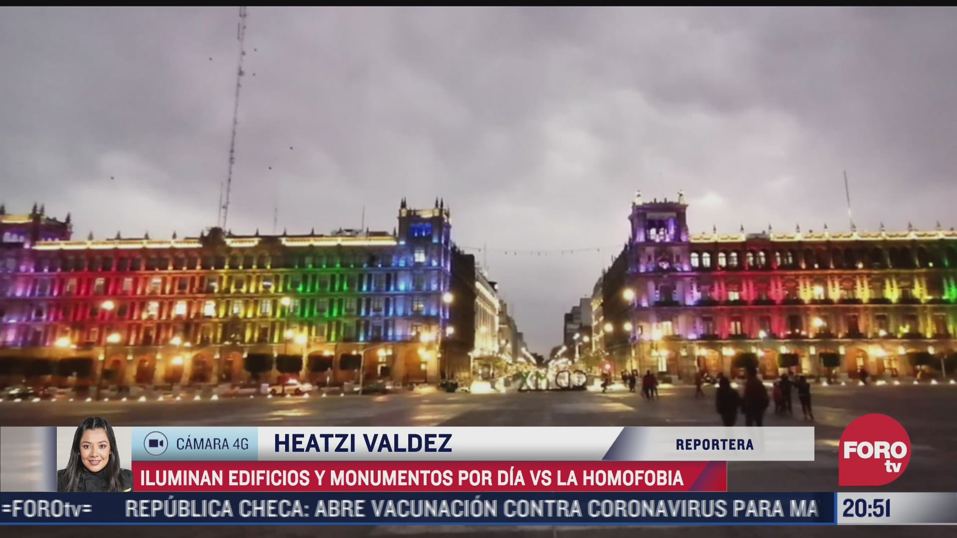 iluminan monumentos por dia contra la homofobia en cdmx