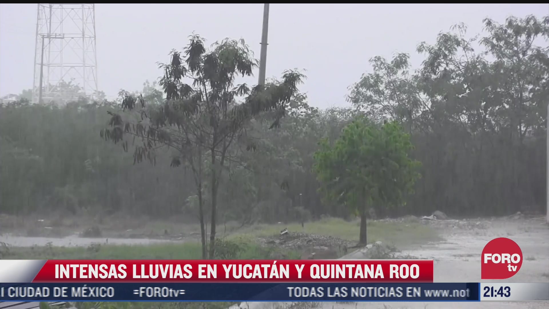 intensas lluvias en yucatan y quintana roo