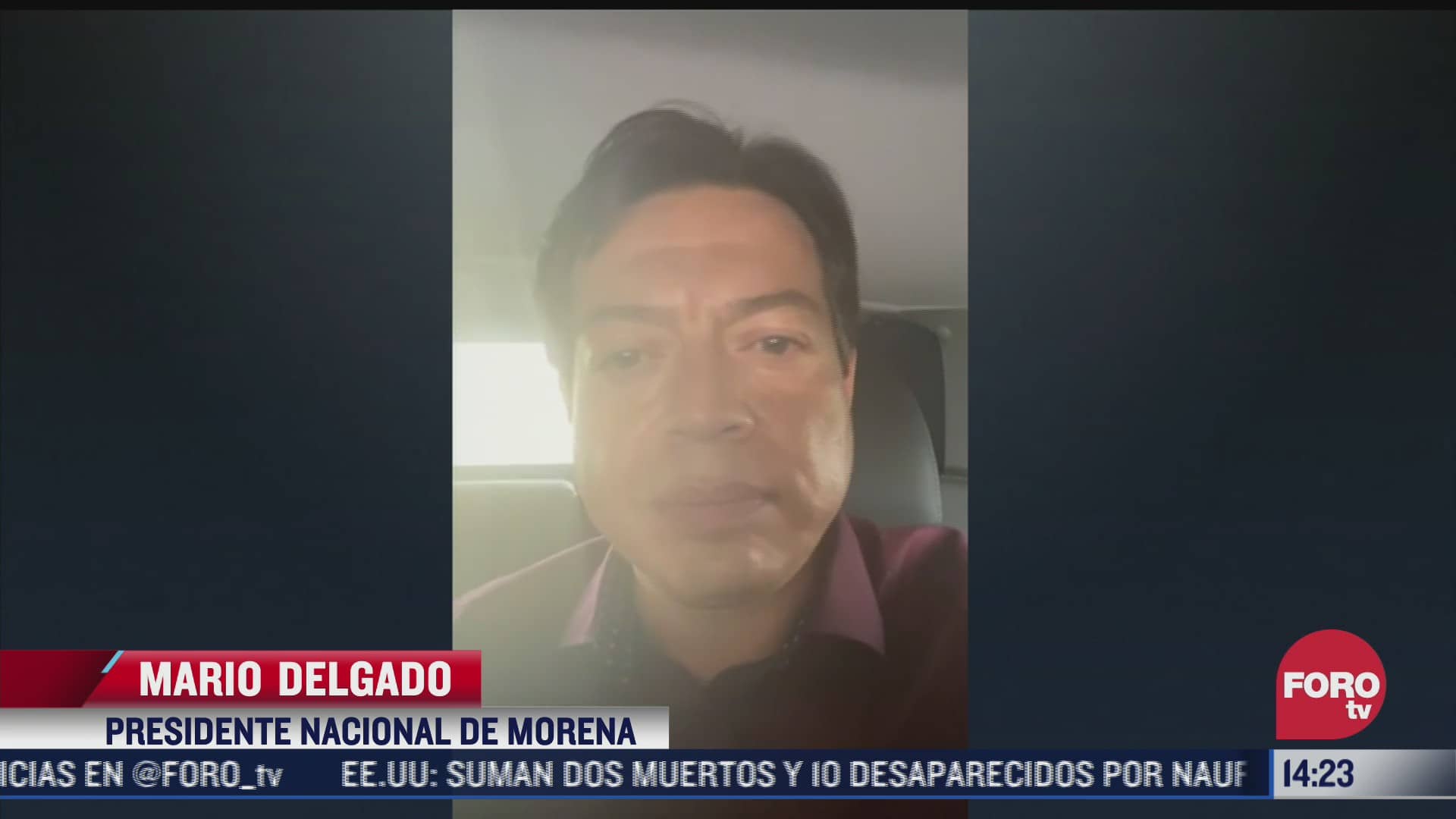 mario delgado denuncia intimidacion con armas largas en tamaulipas