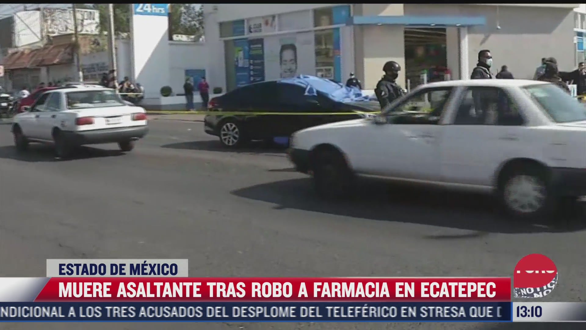 muere asaltante tras robo a farmacia en ecatepec