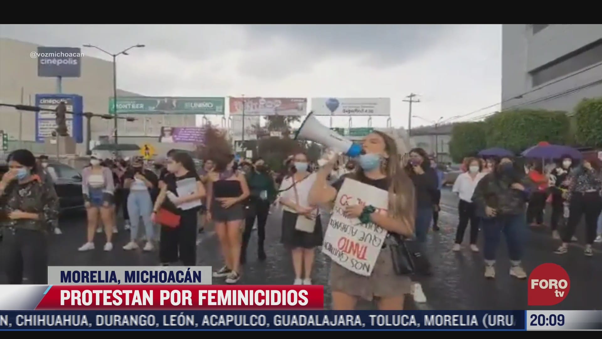 protestan por feminicidios en michoacan