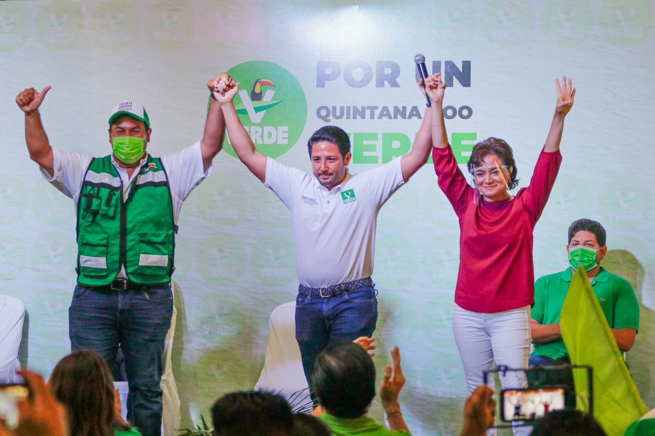 Renán Sánchez toma protesta como nuevo dirigente del Partido Verde en Cozumel
