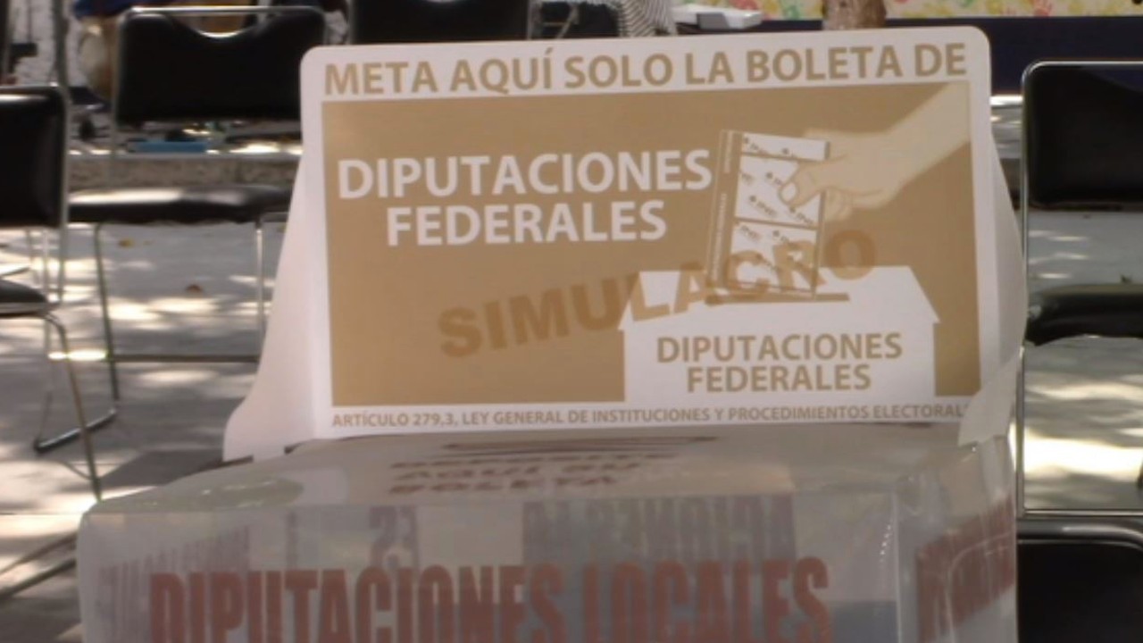 Desinfectarán casillas (Noticieros Televisa)