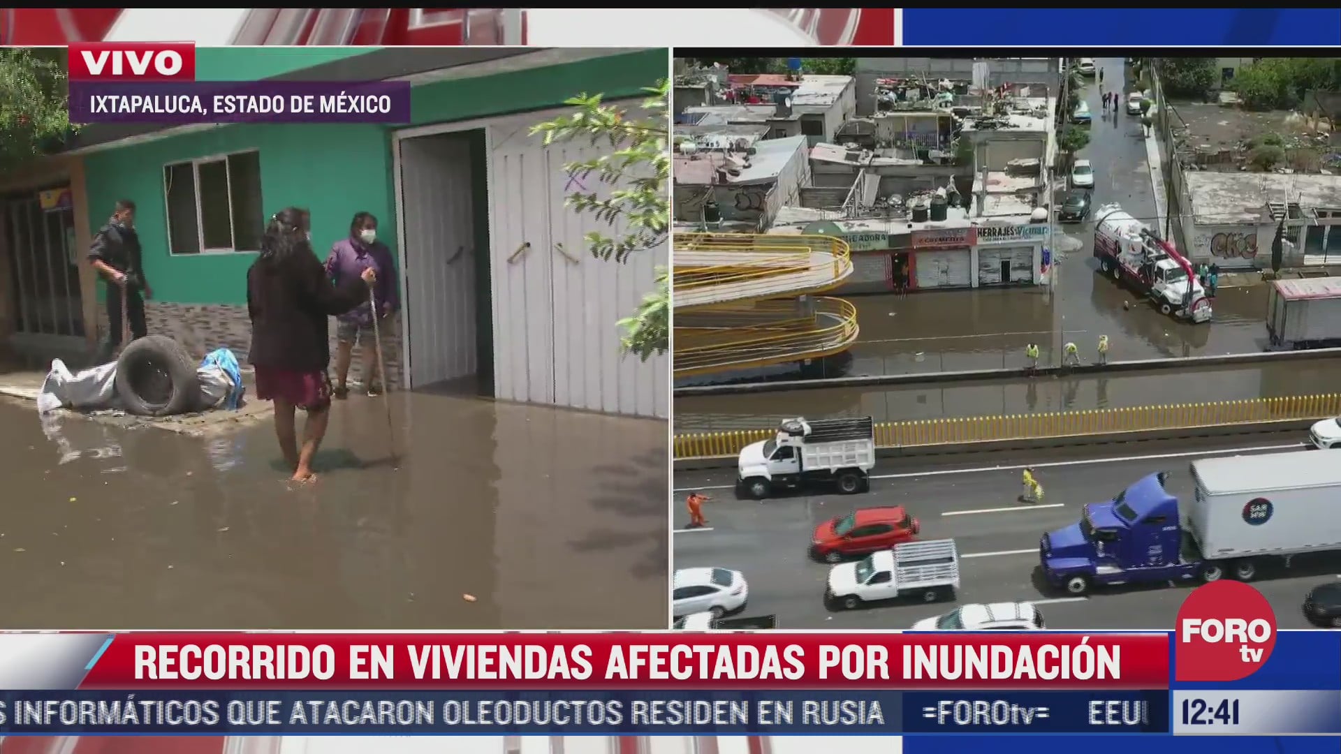 suman 270 casas afectadas por inundaciones en estado de mexico