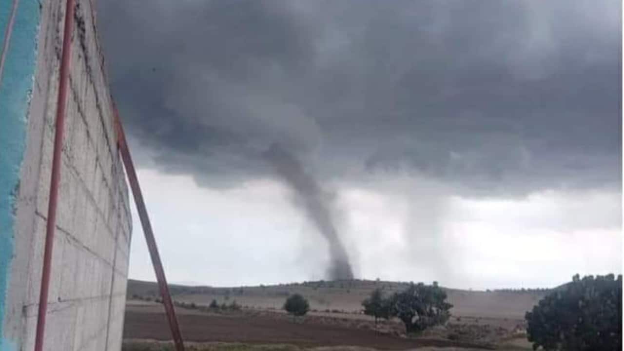 Tornado afecta varias comunidades en Hidalgo