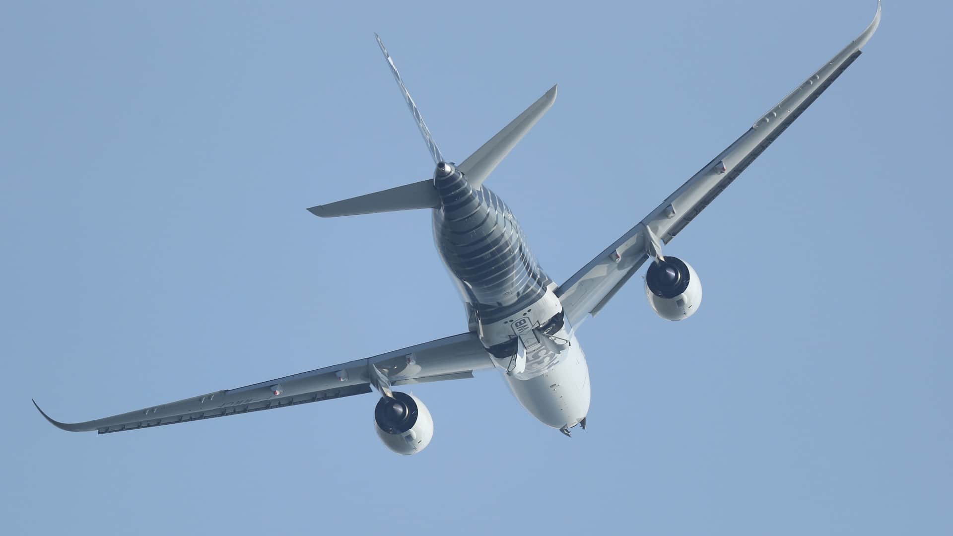 Un Airbus A350 realiza el primer vuelo intercontinental con aceite de fritura