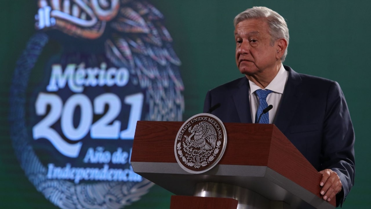 El presidente de México, Andrés Manuel López Obrador, en su conferencia de prensa matutina