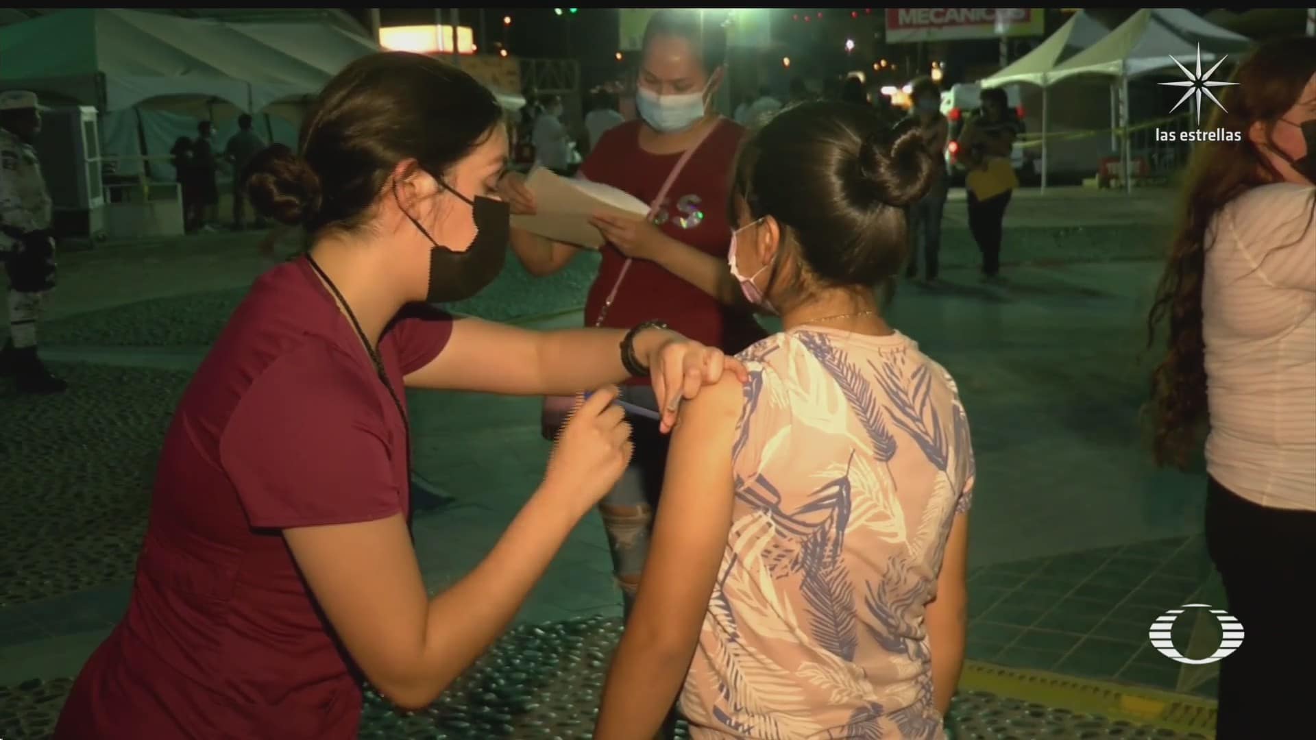 baja afluencia para vacunarse contra covid 19 en mexicali