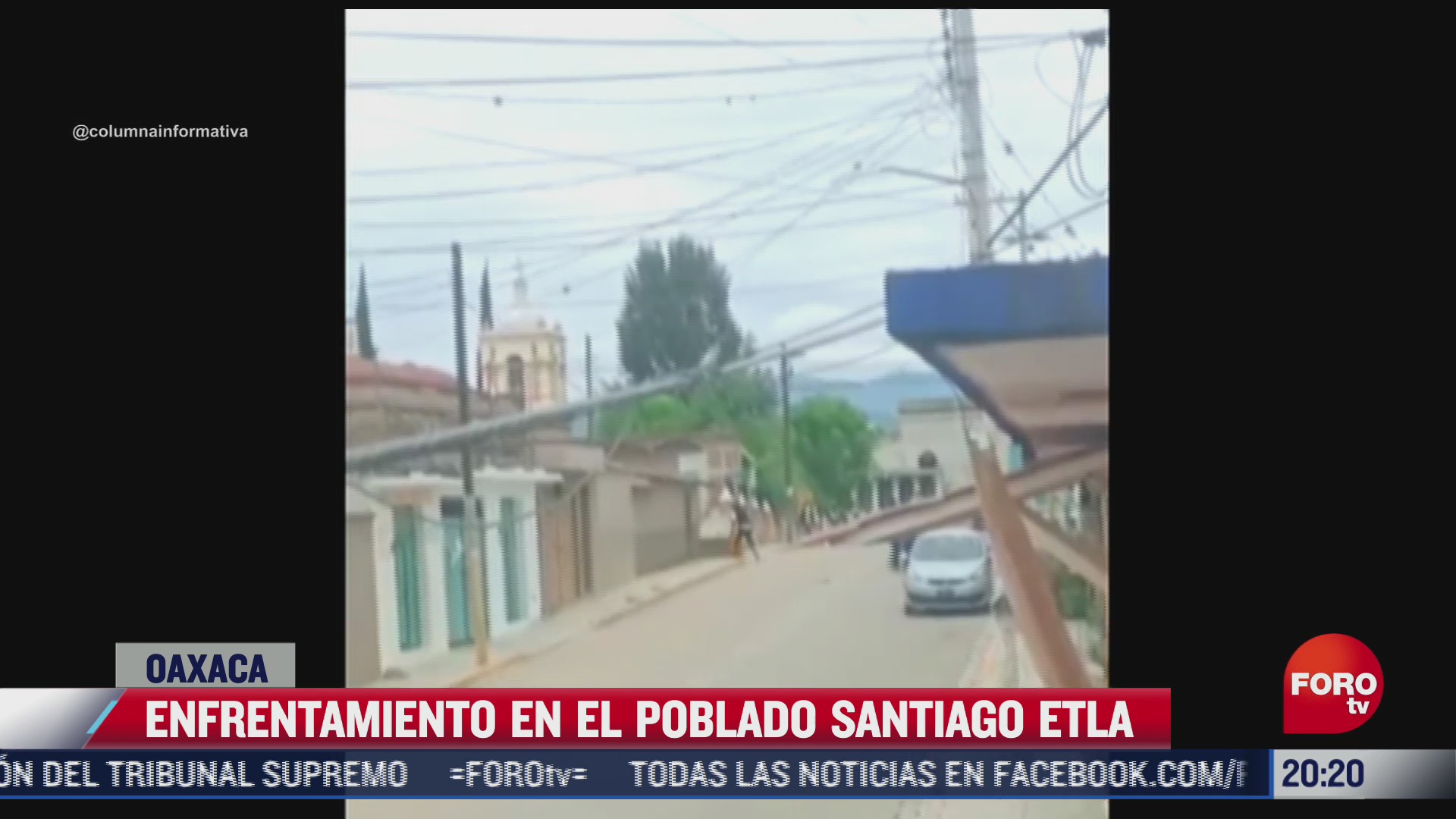 captan enfrentamiento en el poblado santiago etla oaxaca