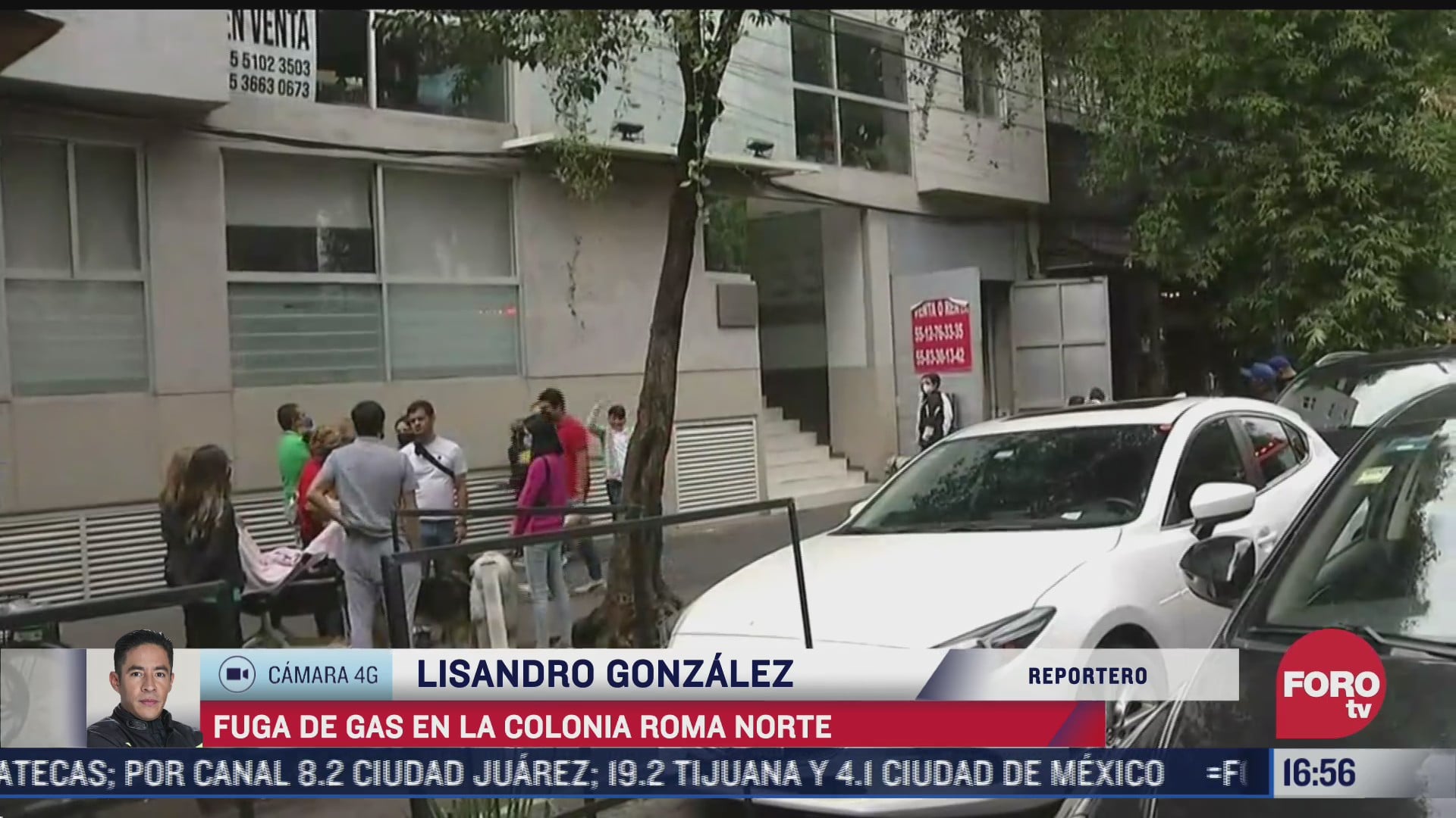 controlan fuga de gas en edificio de la colonia roma cdmx