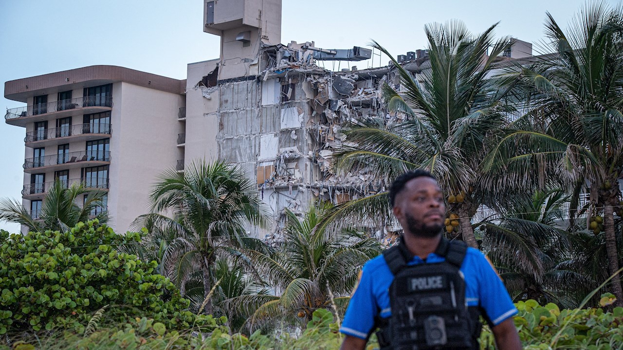 Personas desaparecidas tras derrumbe de edificio en Miami