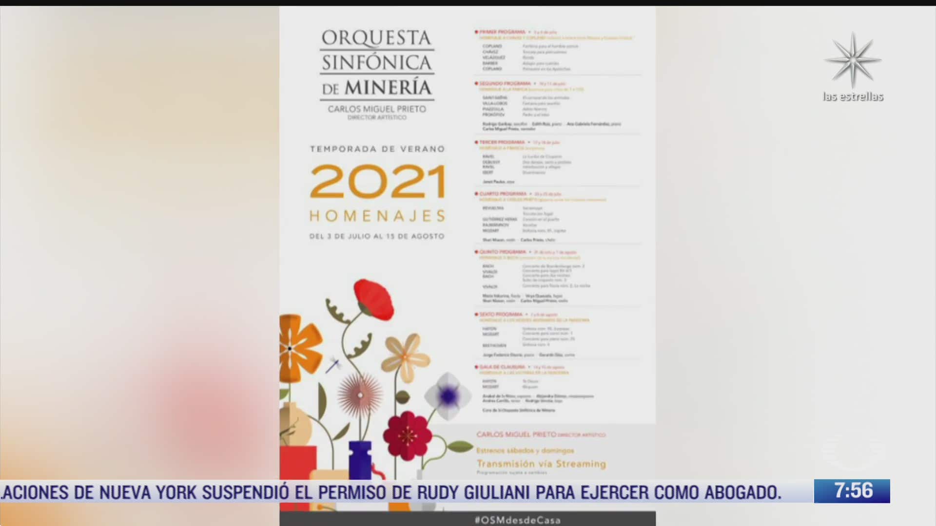 despierta con cultura temporada de conciertos de la orquesta sinfonica de mineria