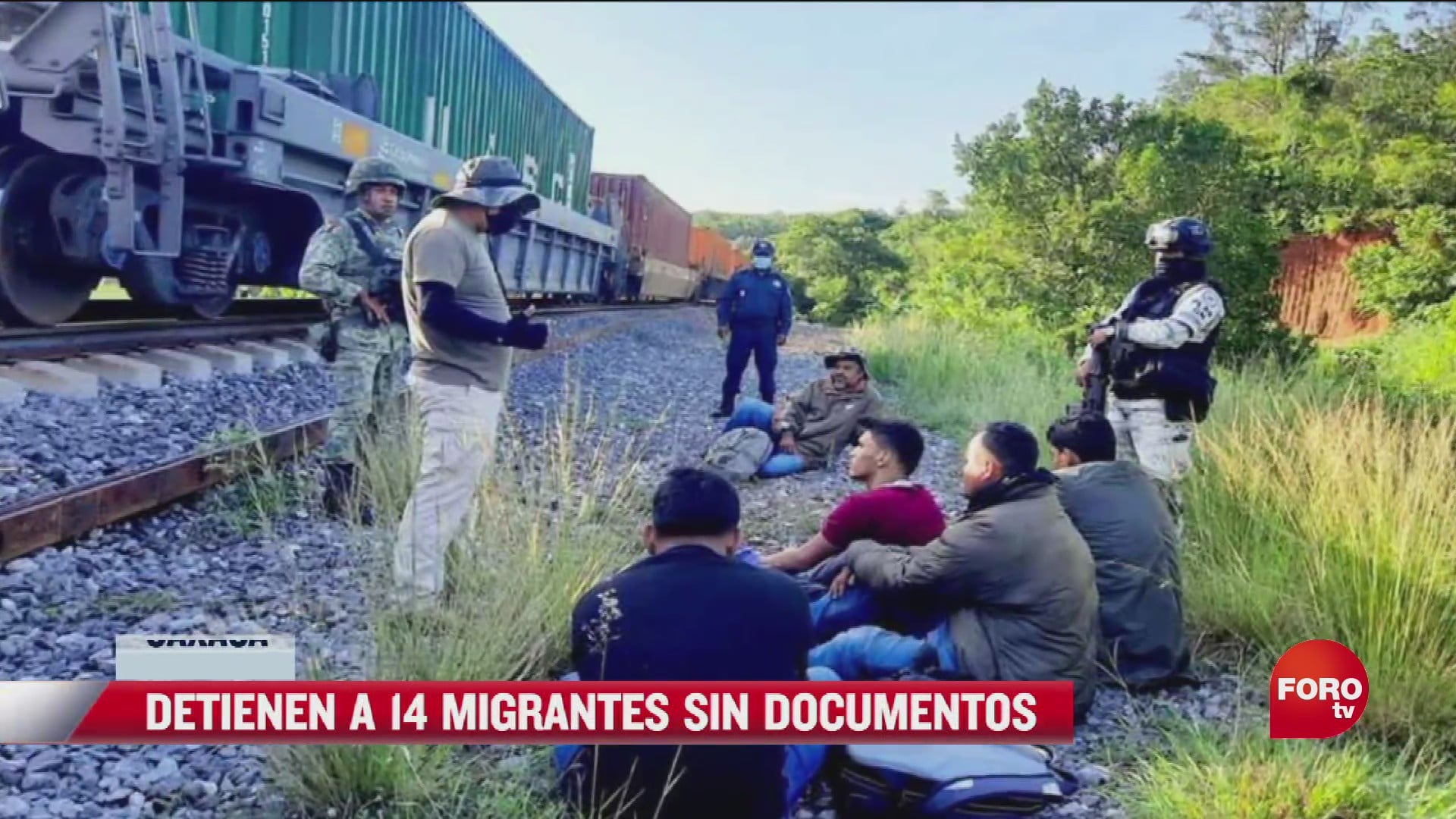 detienen a 14 migrantes en tuxtepec oaxaca