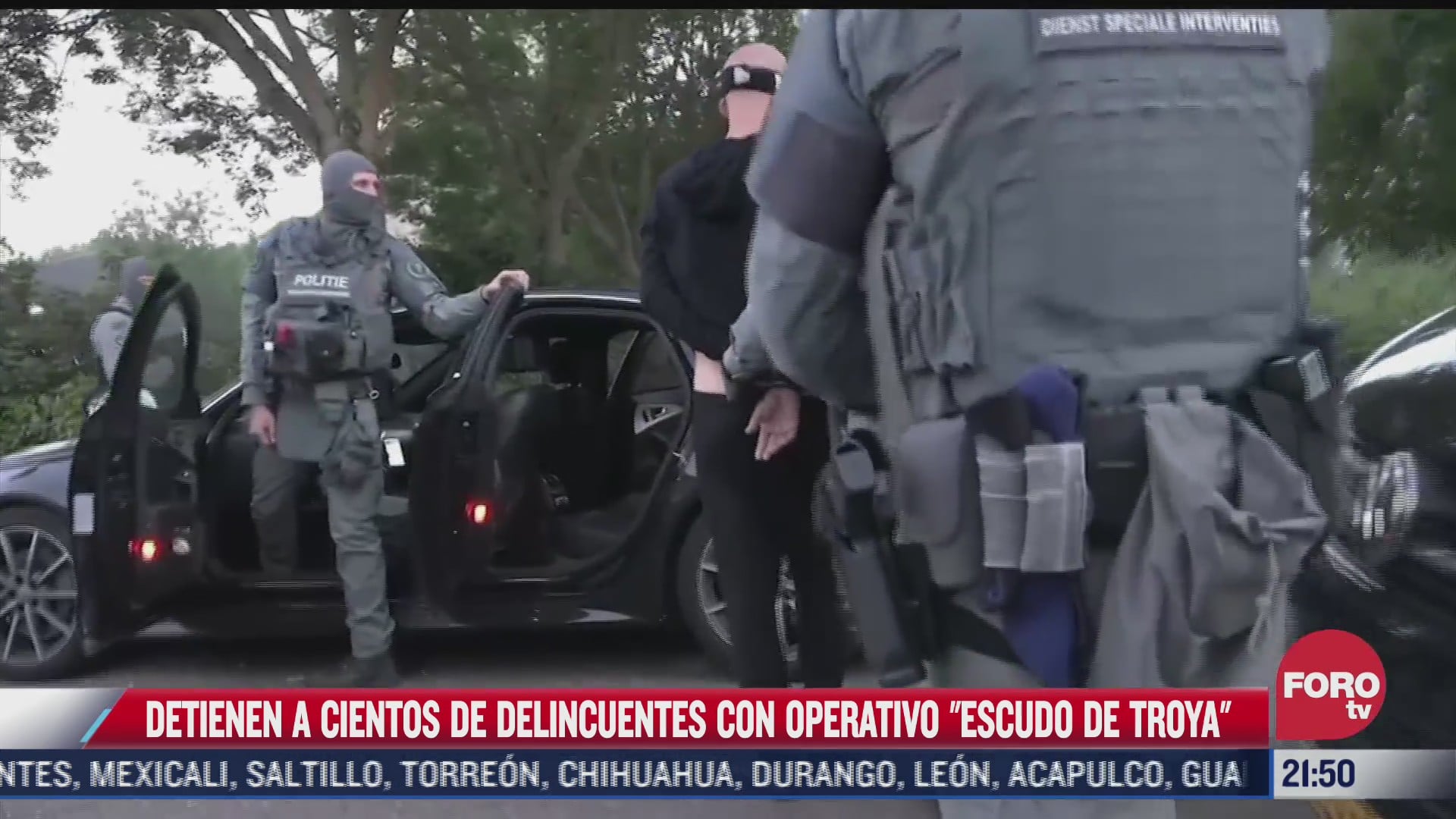 detienen a cientos de delincuentes con operativo escudo troya