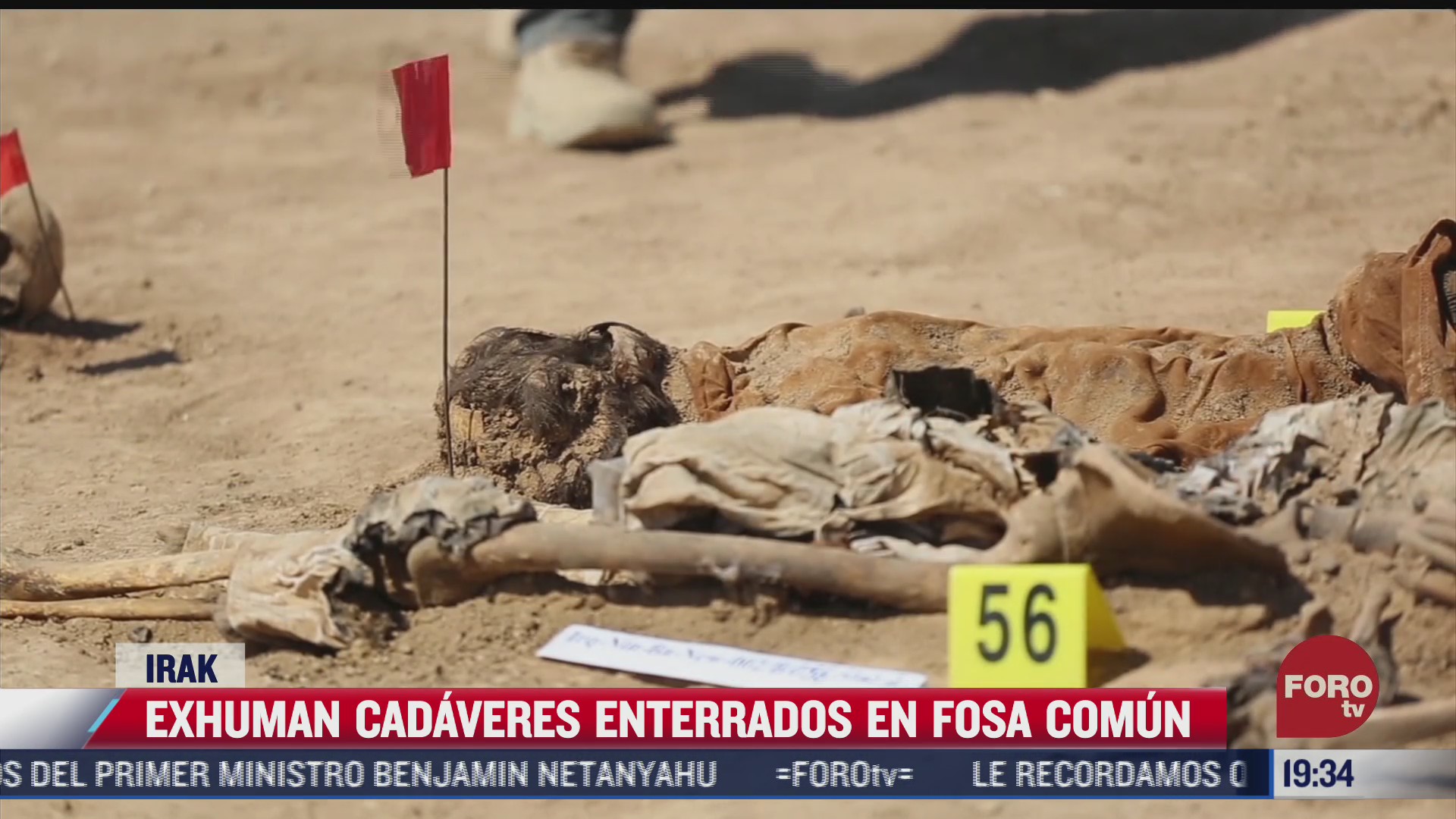 exhuman varios cadaveres de fosas comunes en irak