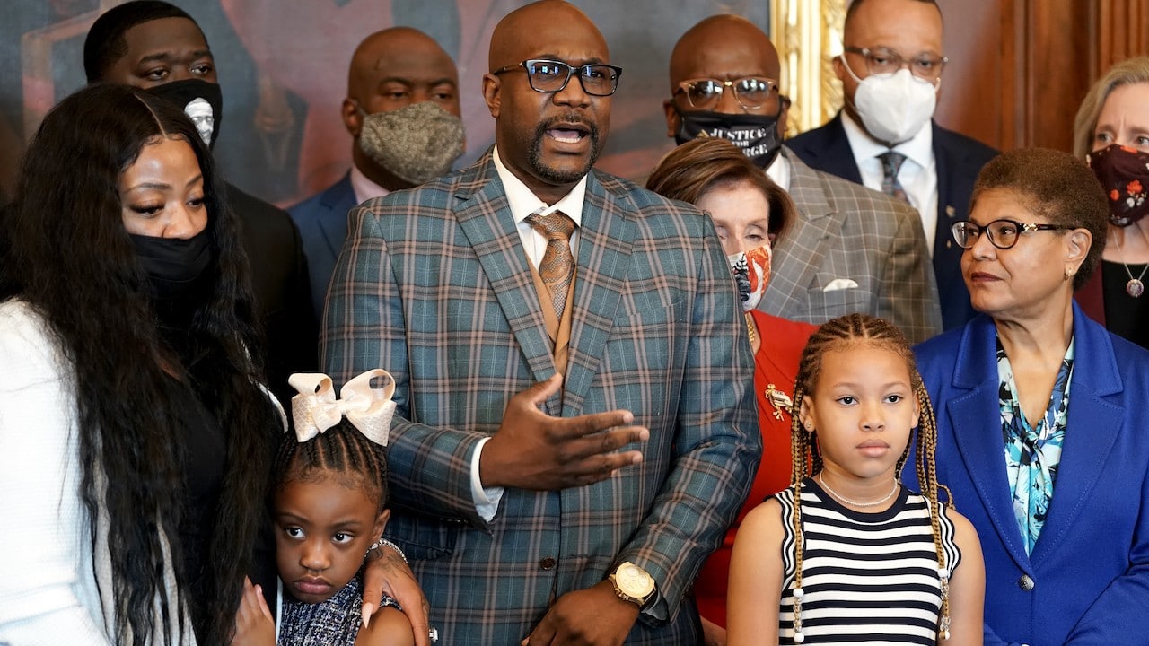 La familia del afroestadounidense George Floyd (Getty Images)