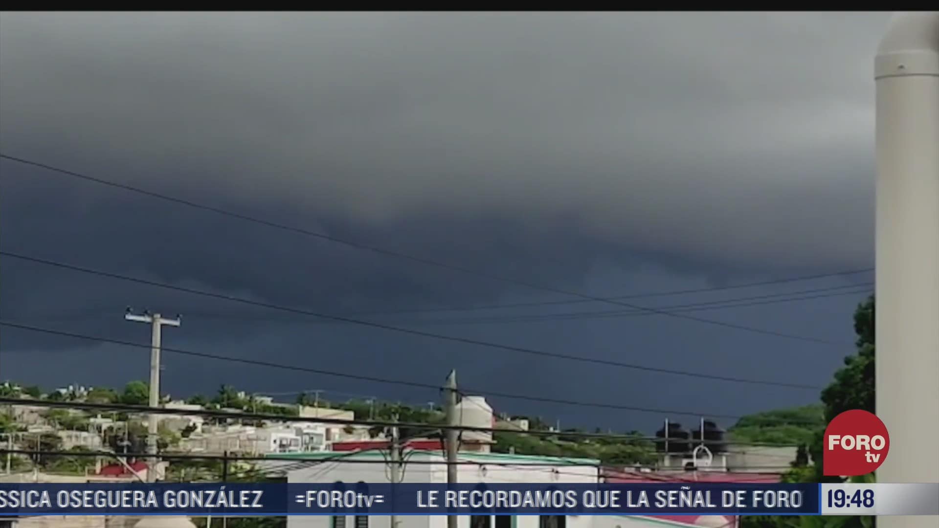 intensas lluvias causan afectaciones en distintos municipios de campeche