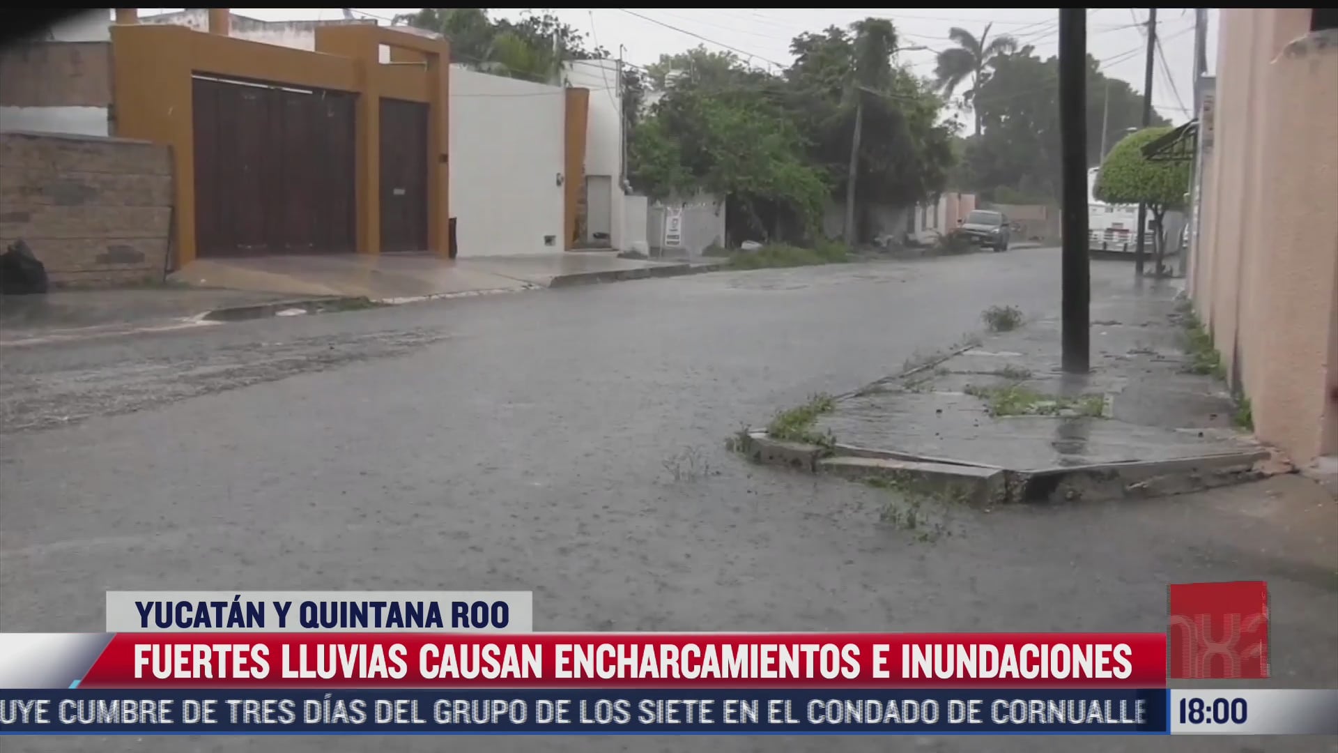 lluvias dejan inundaciones en yucatan y quintana roo
