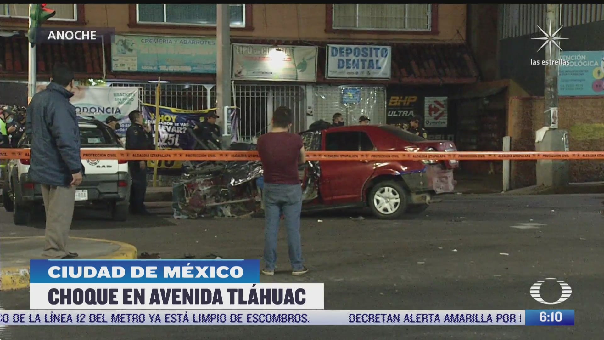 muere mujer en accidente automovilistico en avenida tlahuac cdmx