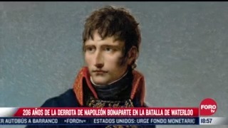 se cumplen 206 anos de la derrota de napoleon bonaparte en la batalla de waterloo