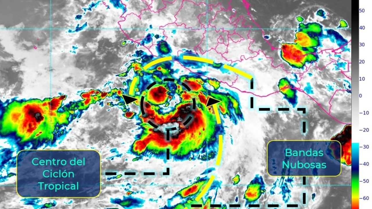 Se forma la tormenta tropical Enrique en el Océano Pacífico