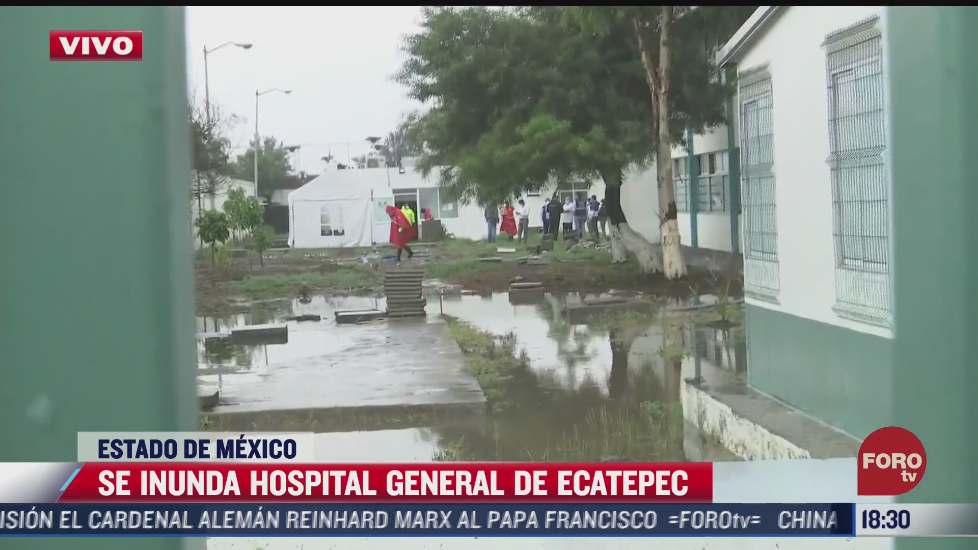 se inunda hospital general de ecatepec