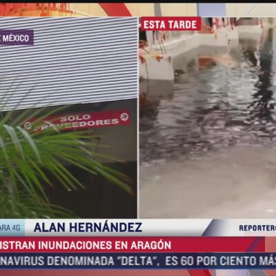 Se registran diversas inundaciones en Ecatepec