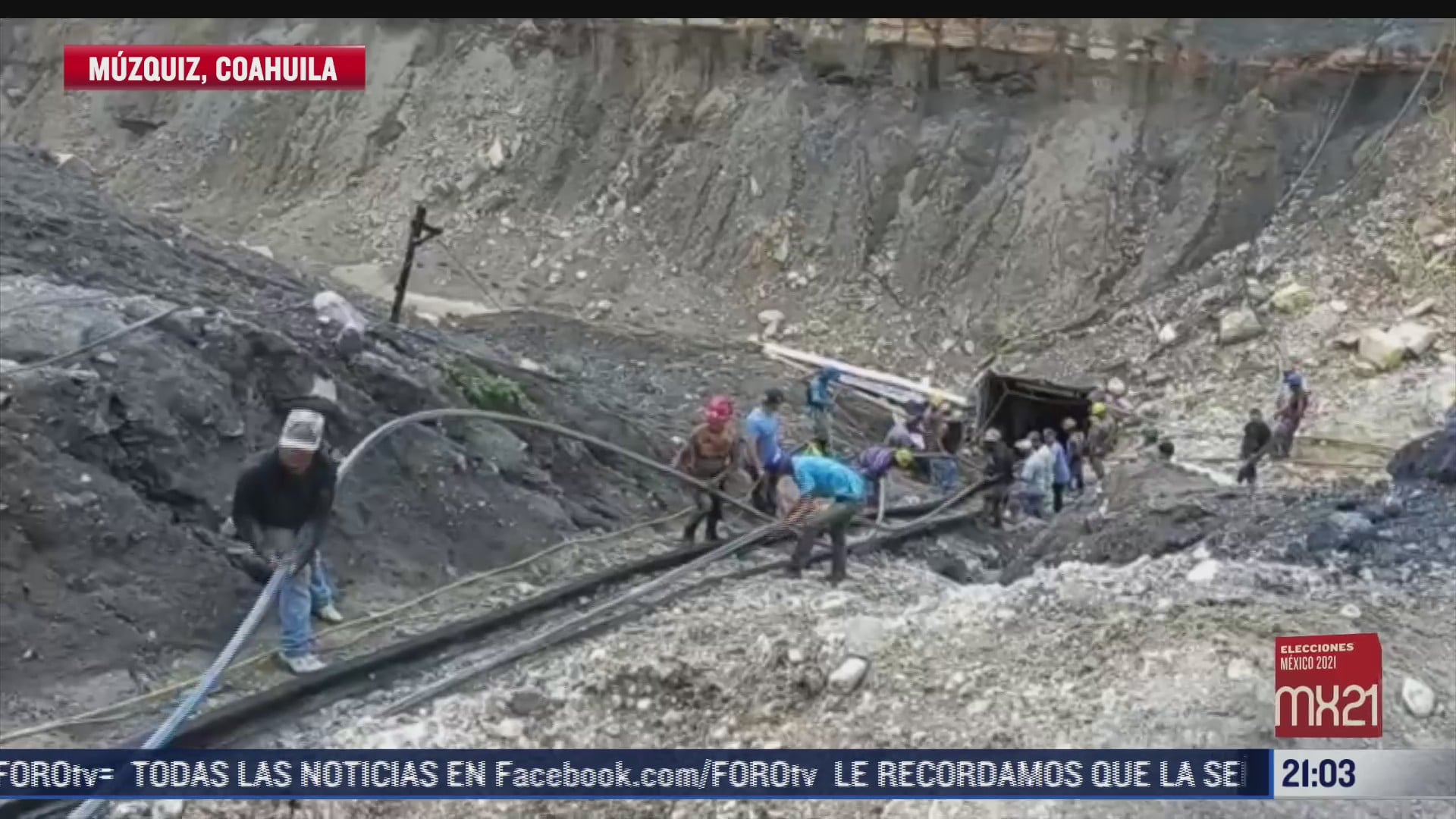siguen atrapados al menos 7 mineros en muzquiz coahuila