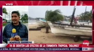 tormenta tropical dolores causa fuertes lluvias al tocar tierra en mexico