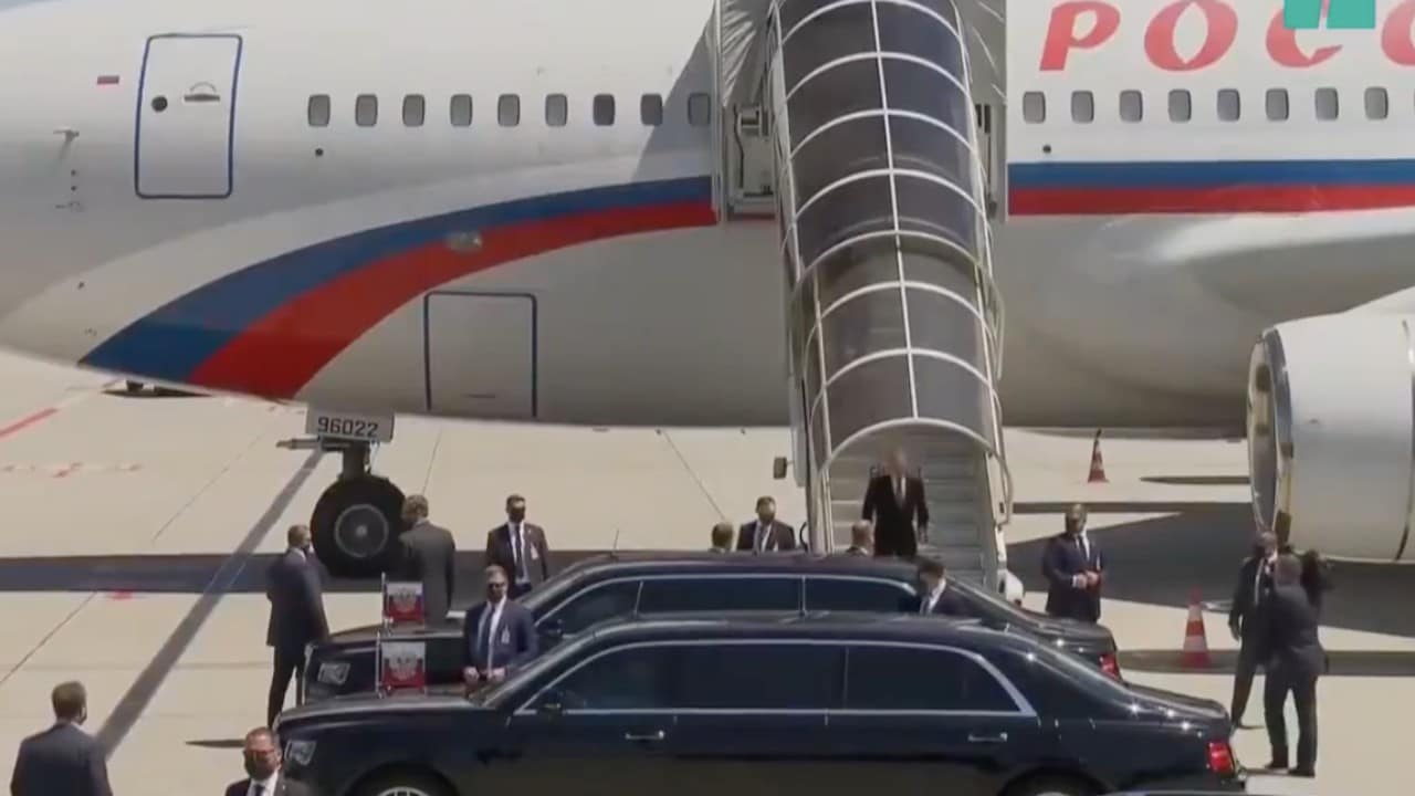 Vladimir Putin llega a Ginebra para reunirse con Joe Biden