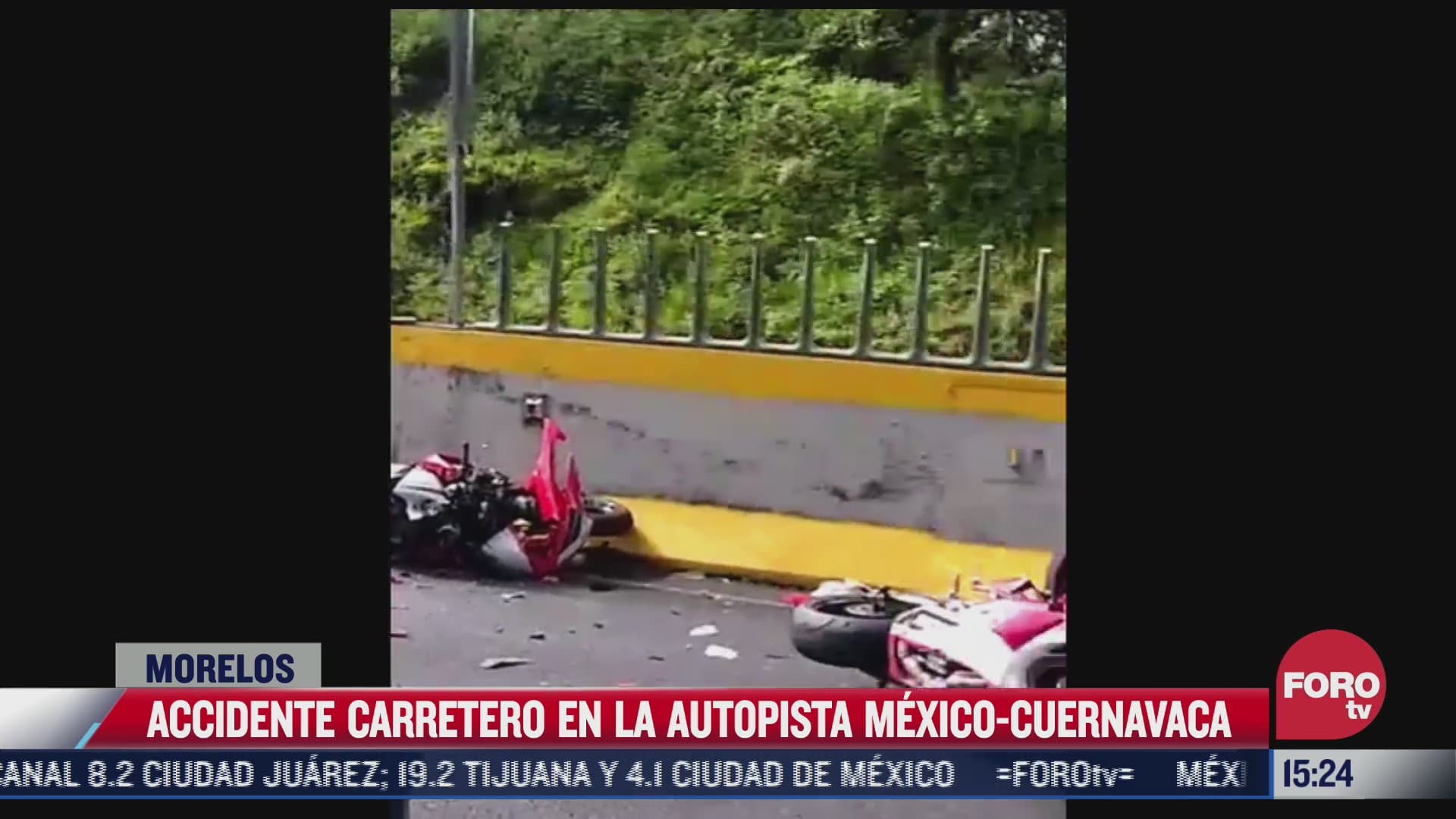 accidente carretero en la autopista mexico cuernavaca