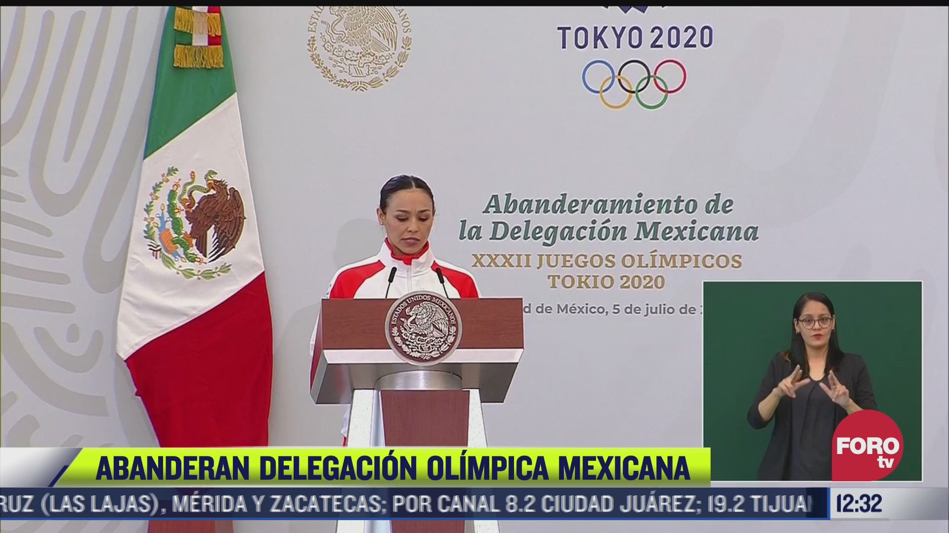 amlo abandera delegacion mexicana para juegos olimpicos de tokio