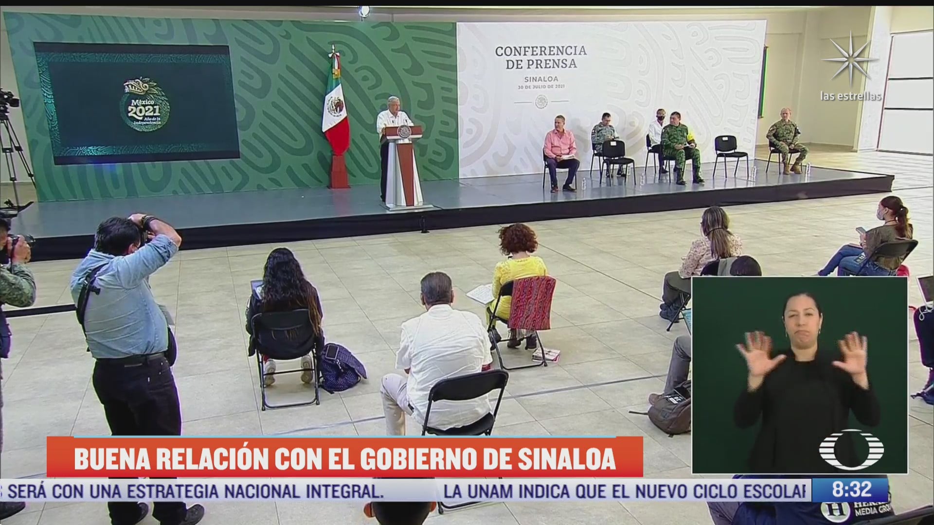 amlo gobernador de sinaloa y sedena anuncian avances de seguridad en la entidad