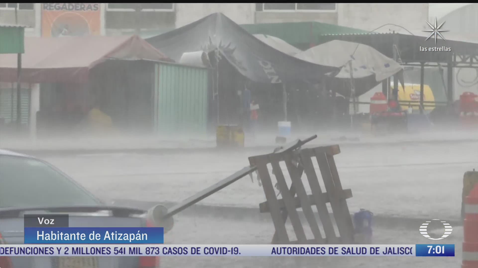 atizapan y tlalnepantla las zonas mas afectadas por lluvias en valle de mexico