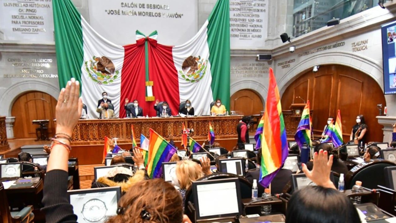 Congreso del Estado de México aprueba Ley de Identidad de Género (Twitter: @Legismex)