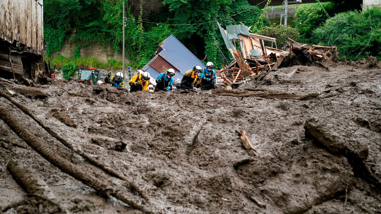 Continúa la búsqueda de desaparecidos por las lluvias torrenciales en Japón