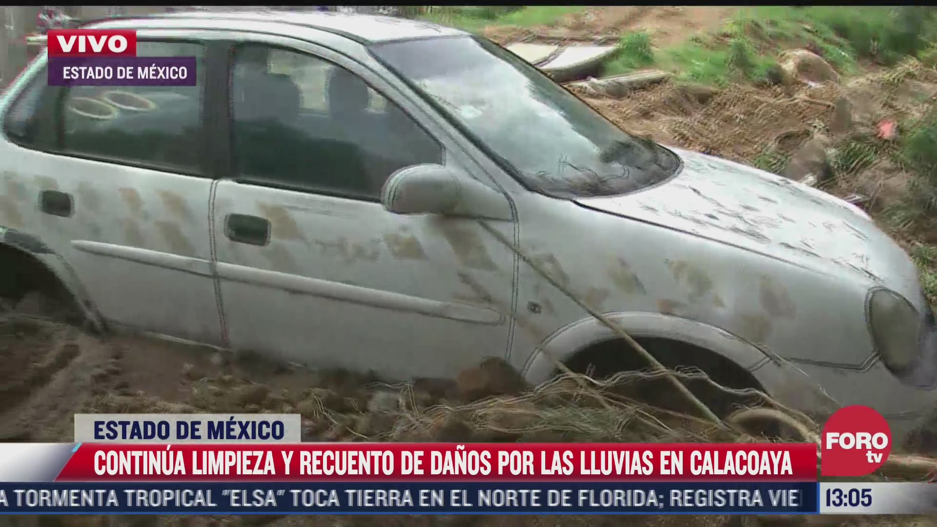 continua limpieza y recuento de danos por las lluvias en calacoaya estado de mexico