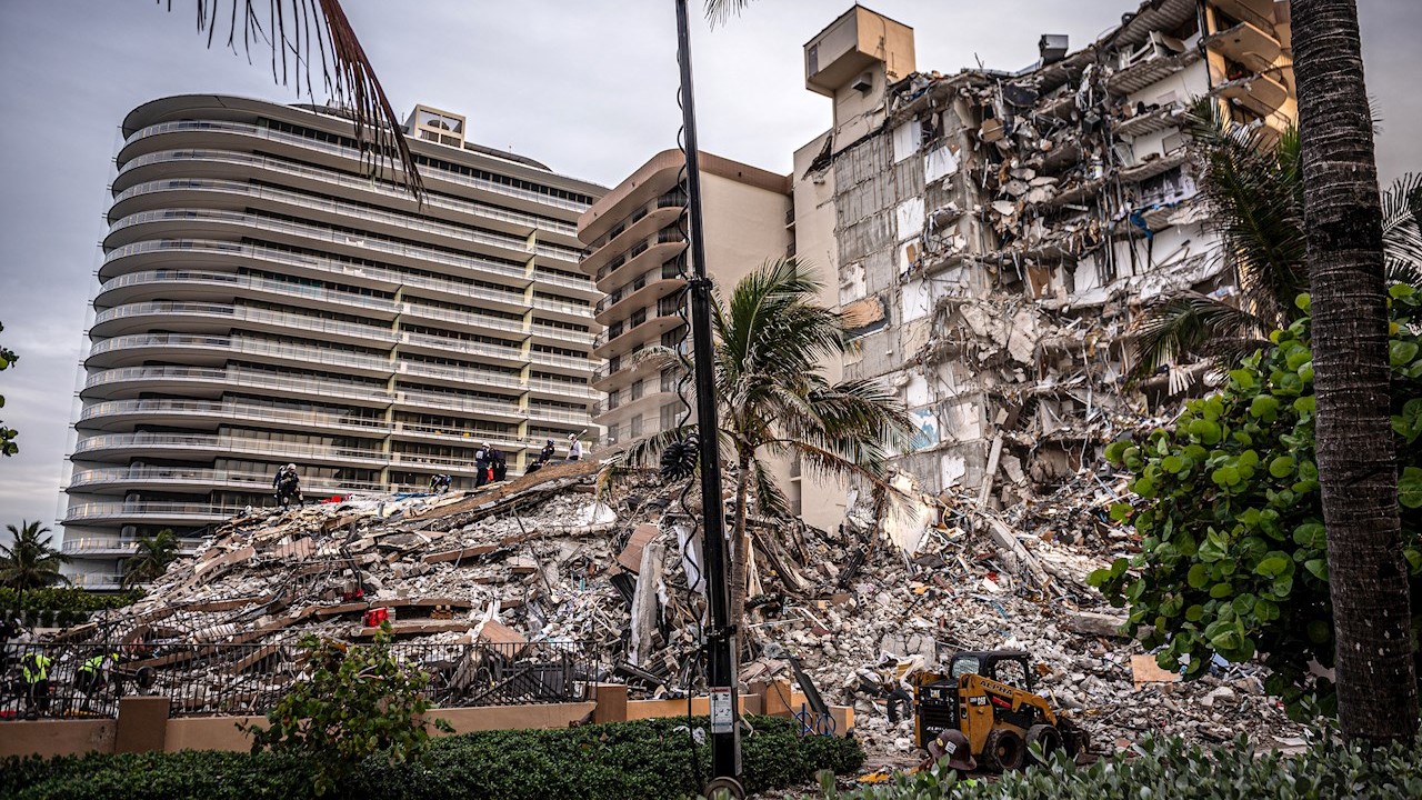 Demolición de edificio colapsado en Miami iniciaría el domingo 4 de julio