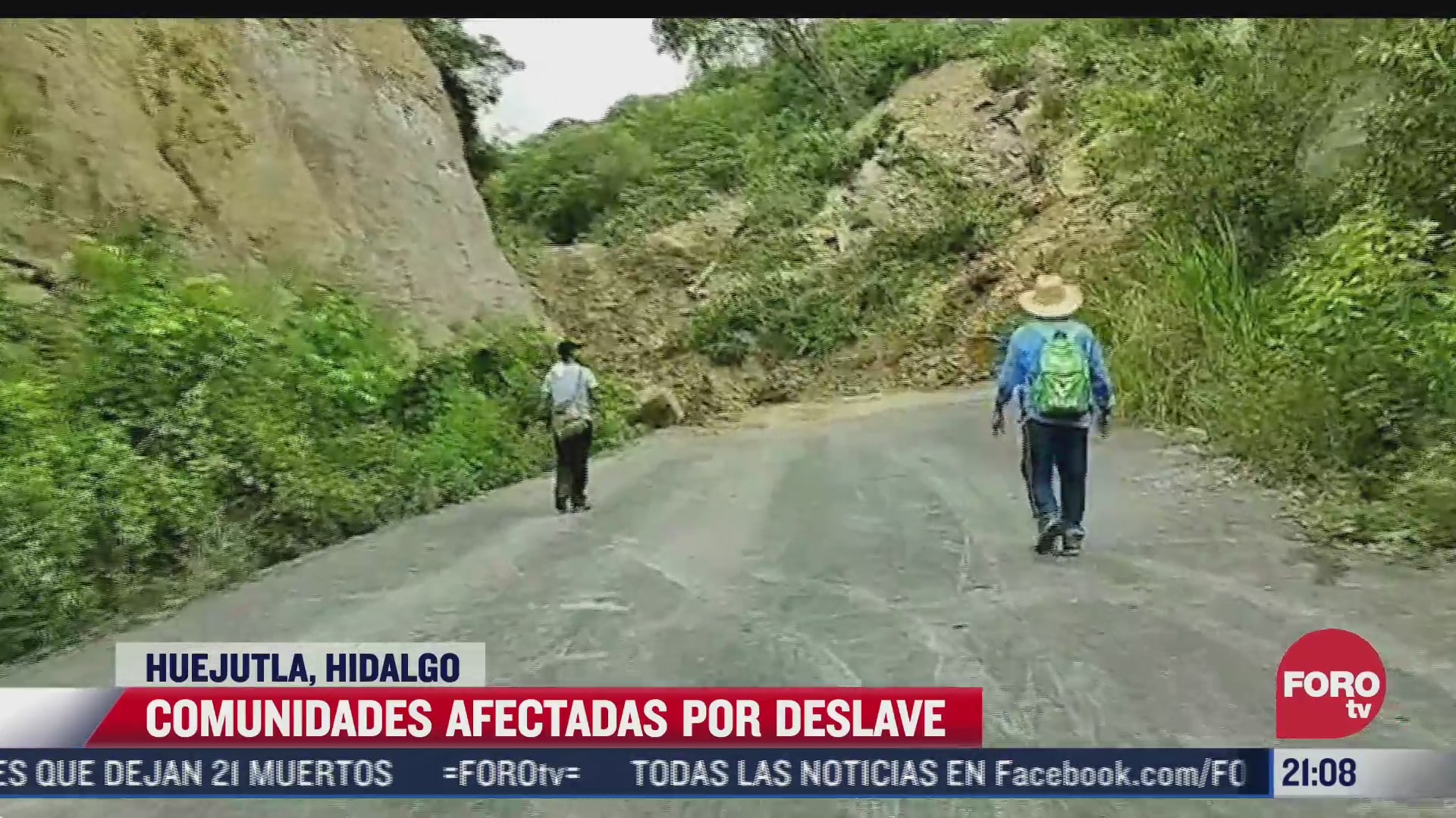 desgajamiento de cerro afecta a cerca de mil personas en huejutla hidalgo