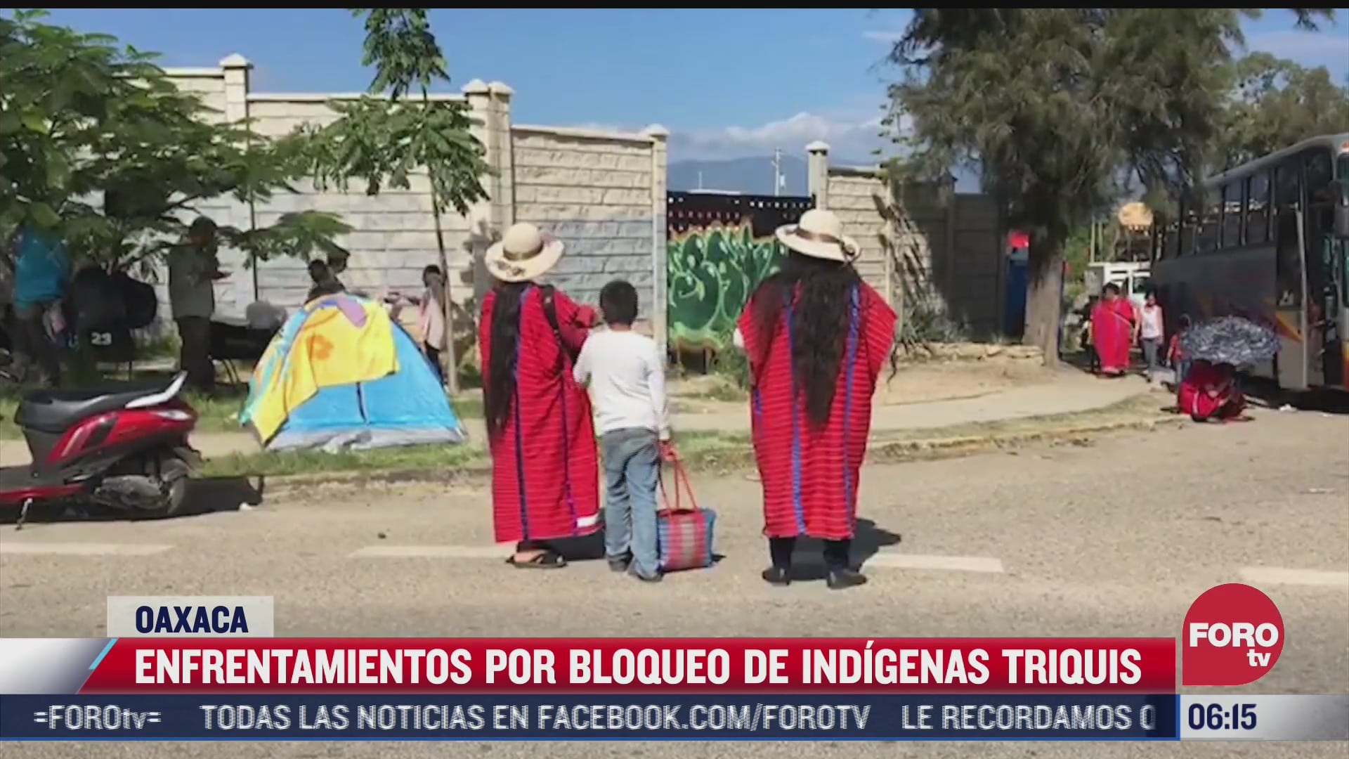enfrentamientos por bloqueo de indigenas triquis en oaxaca